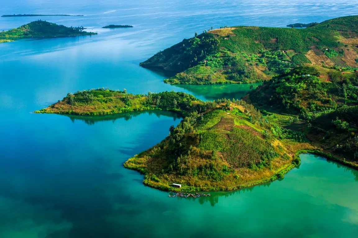 Representative view of Lake Kivu in Rwanda