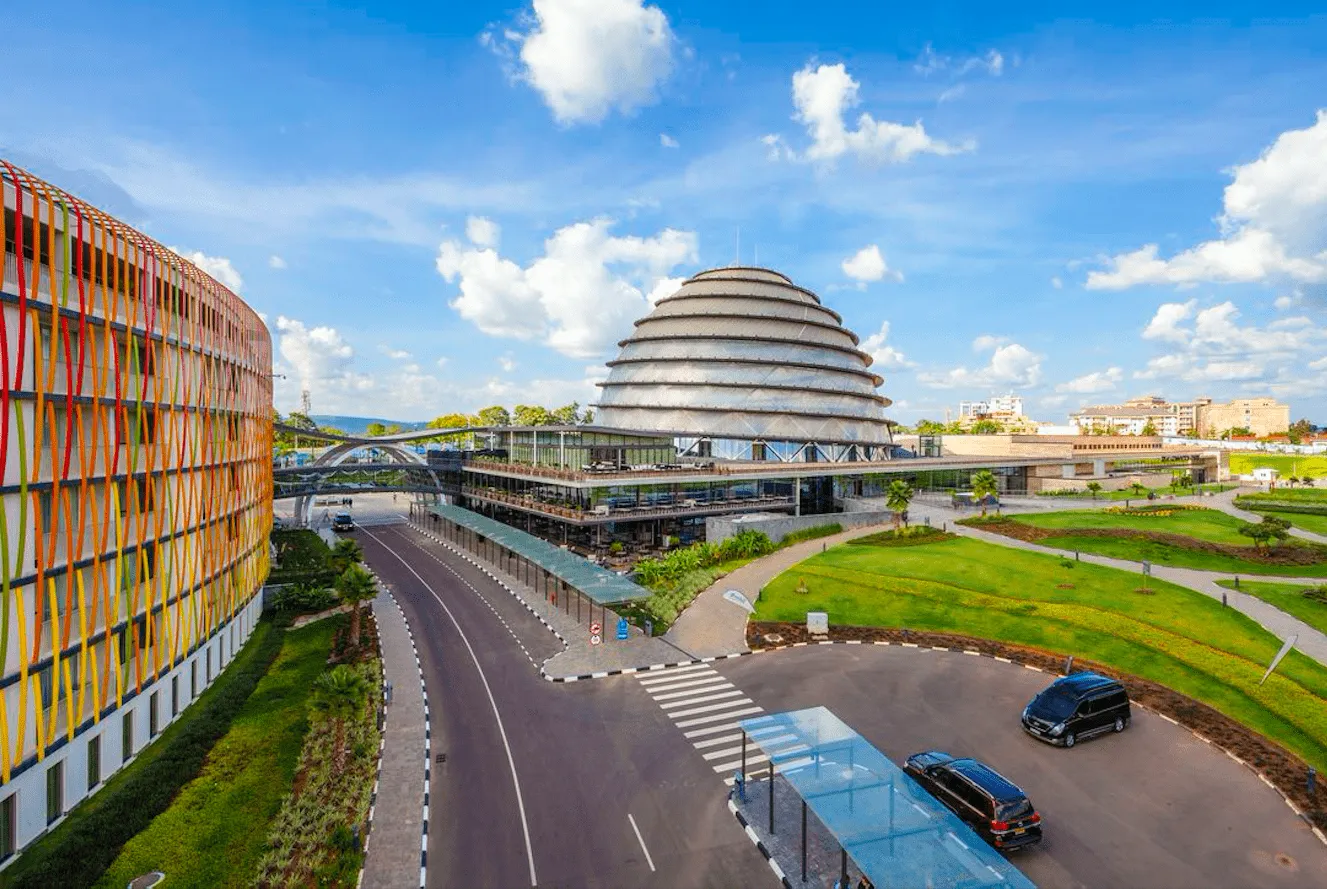 Representative view of Kigali in Rwanda