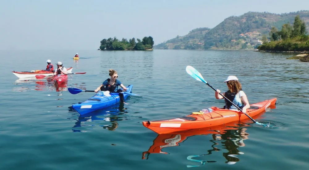 Lake Kivu Kayaking Introduction in Rwanda